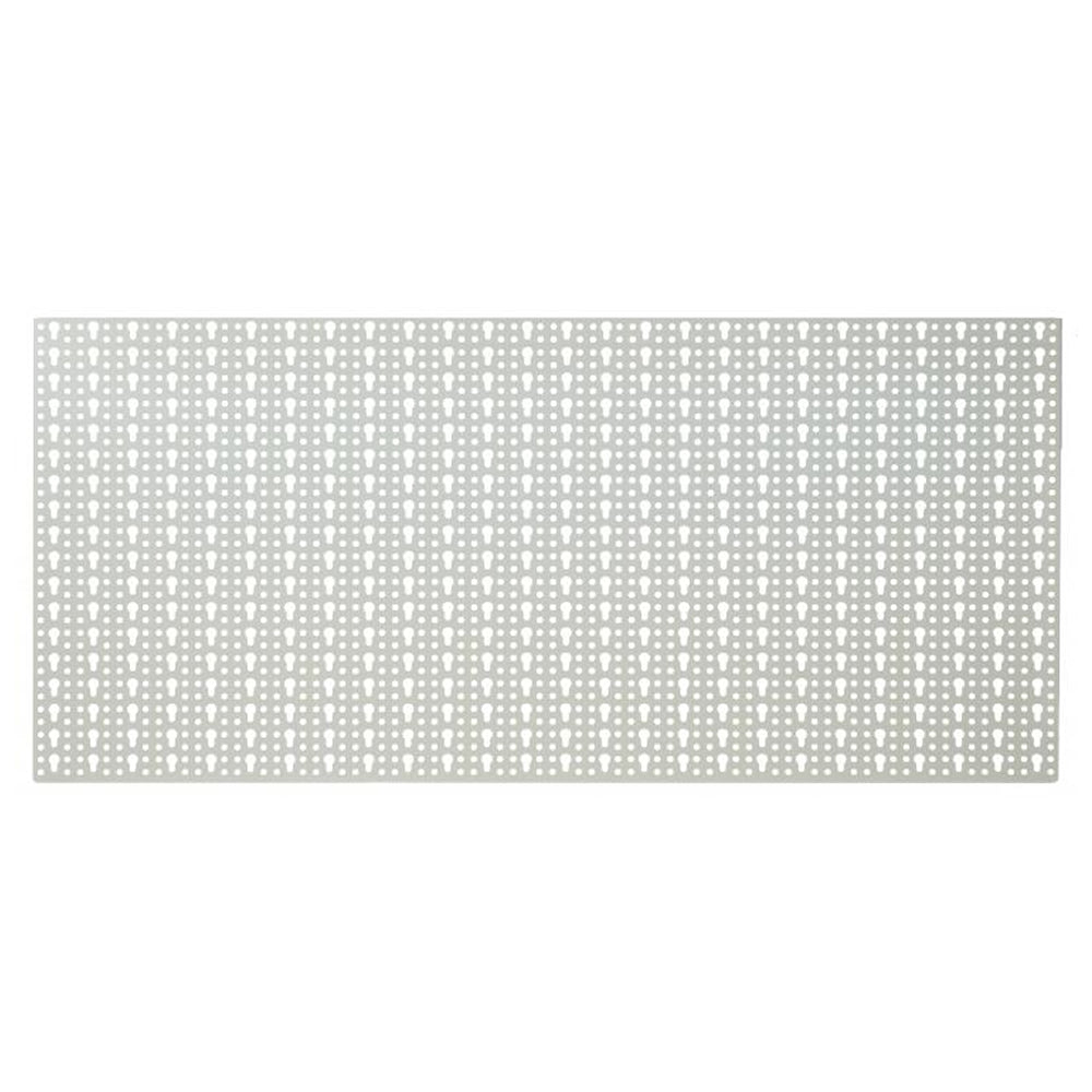 Pannello forato porta utensili in acciaio verniciato bianco cm 50x98 tools