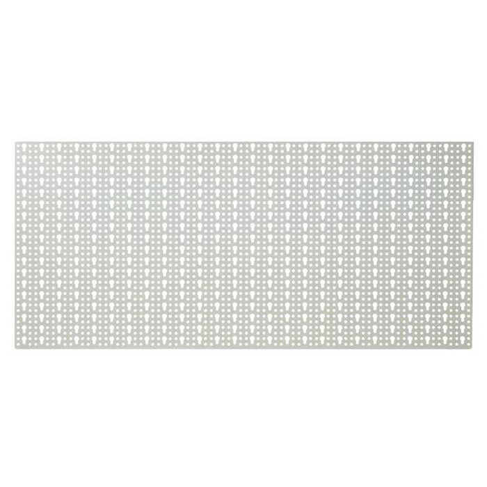 Pannello forato porta utensili in acciaio verniciato bianco cm 50x98 tools