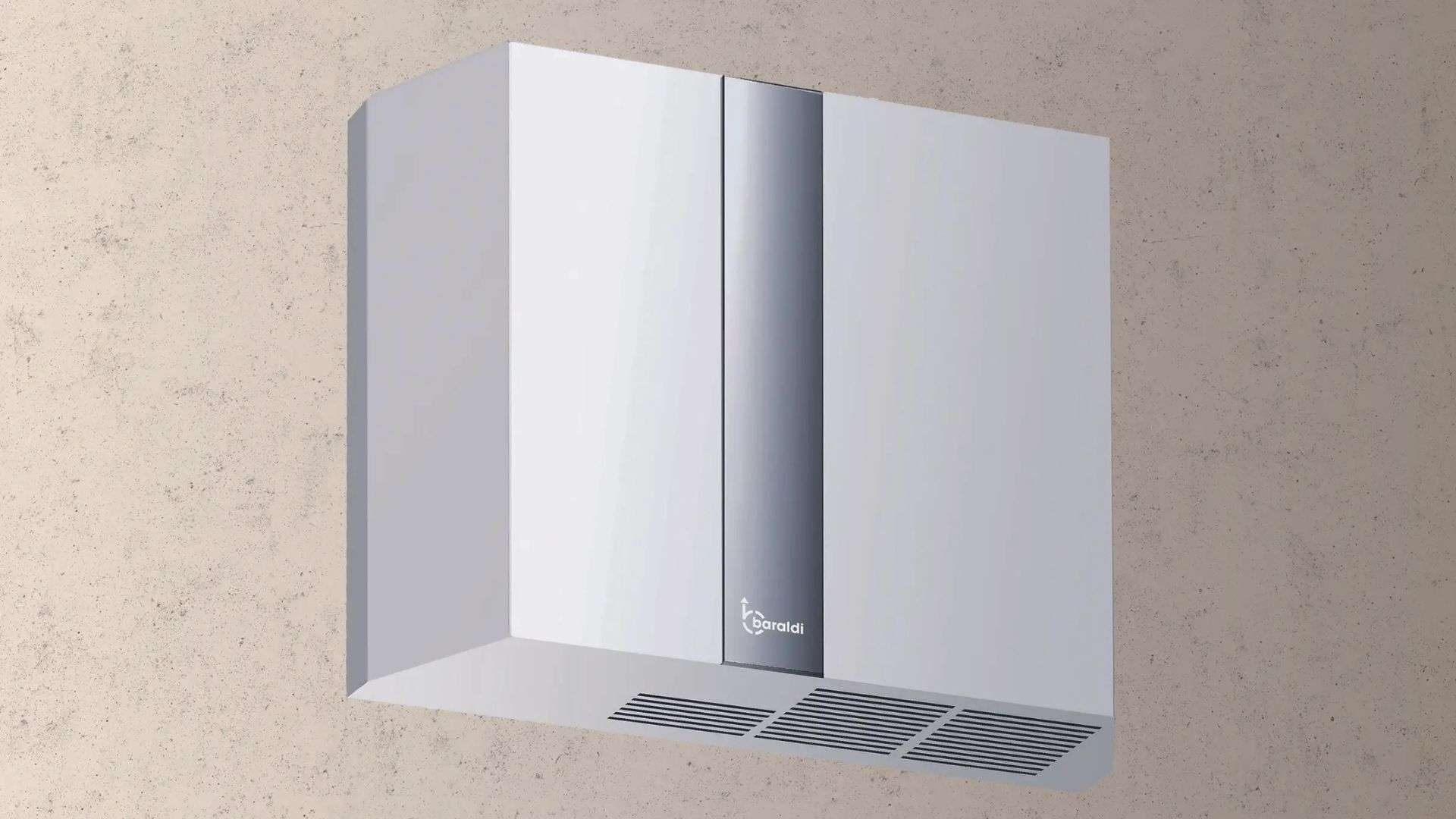 COMPACT MOTORE PER ESTERNO cm 45x35 - Bianco, Inox - 1.300 m3/h