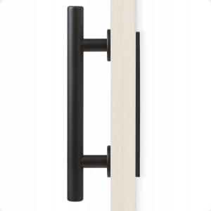 Maniglia per Porta Scorrevole Stile Loft Retrò Nero Opaco Premium