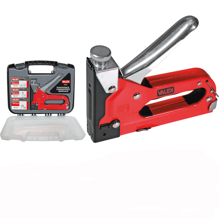 PUNTATRICE CHIODATRICE SPILLATRICE GRAFFETTATRICE MANUALE 31VA CON VALIGETTA VALEX 1455640
