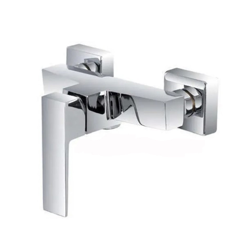 MISCELATORE MONOCOMANDO DOCCIA ESTERNO CROMATO LUCIDO SERIE QUATRA FERIDRAS 401044