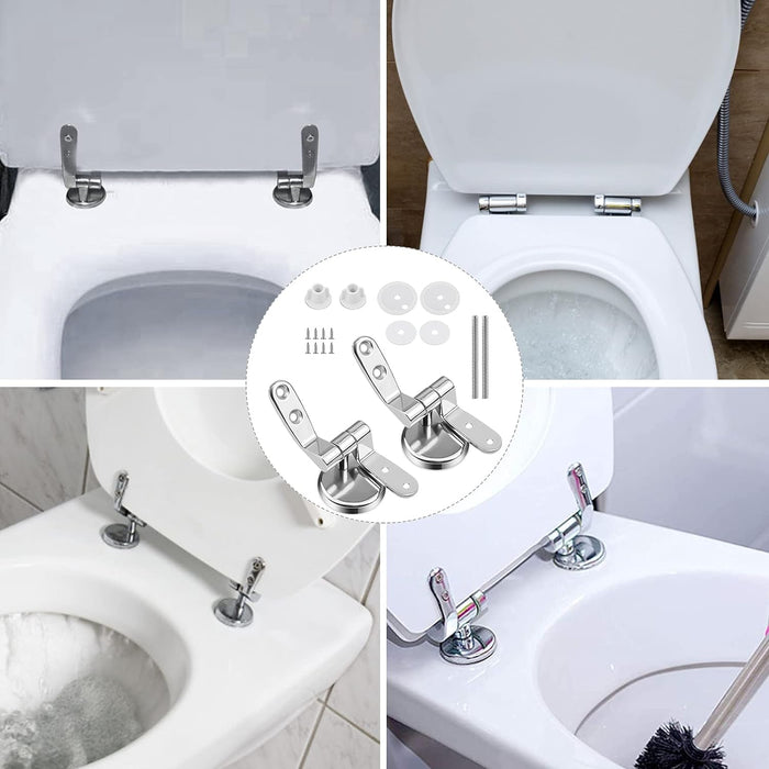 2 Cerniere Per Wc Supporti Copriwater Universale 2pz. Art-52880