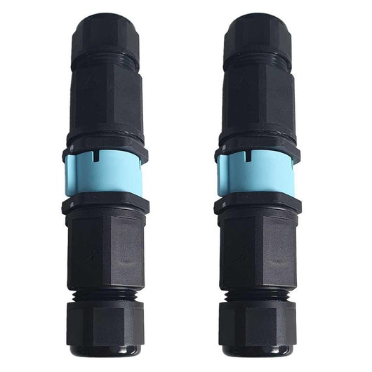 2 Connettori Veloce IP68 Forma I Manicotto Collegamento Cavo Esterno 3P 121x30mm