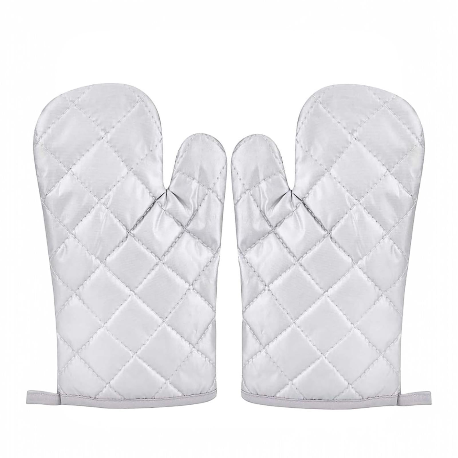2 Guanti Forno Teflonato da Cucina Resistenti al Calore In Poliestere Barbecue