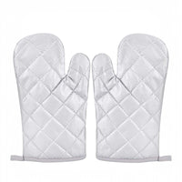 2 Guanti Forno Teflonato da Cucina Resistenti al Calore In Poliestere Barbecue