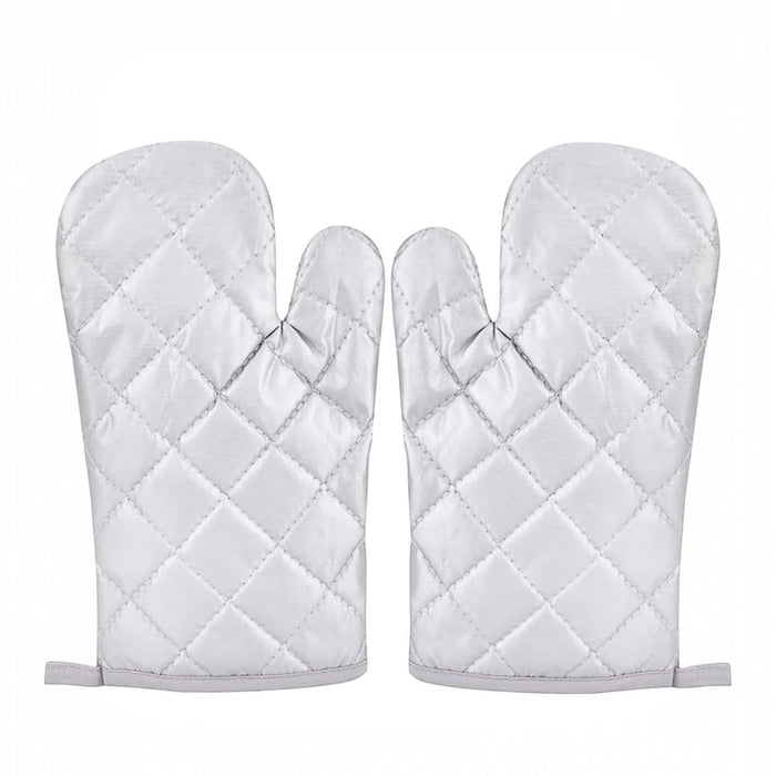 2 Guanti Forno Teflonato da Cucina Resistenti al Calore In Poliestere Barbecue