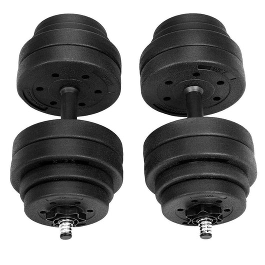 Set di manubri regolabili da 30 kg per uomini e donne per bodybuilding fitness e aumento di peso 1 paio nero 12_0002034