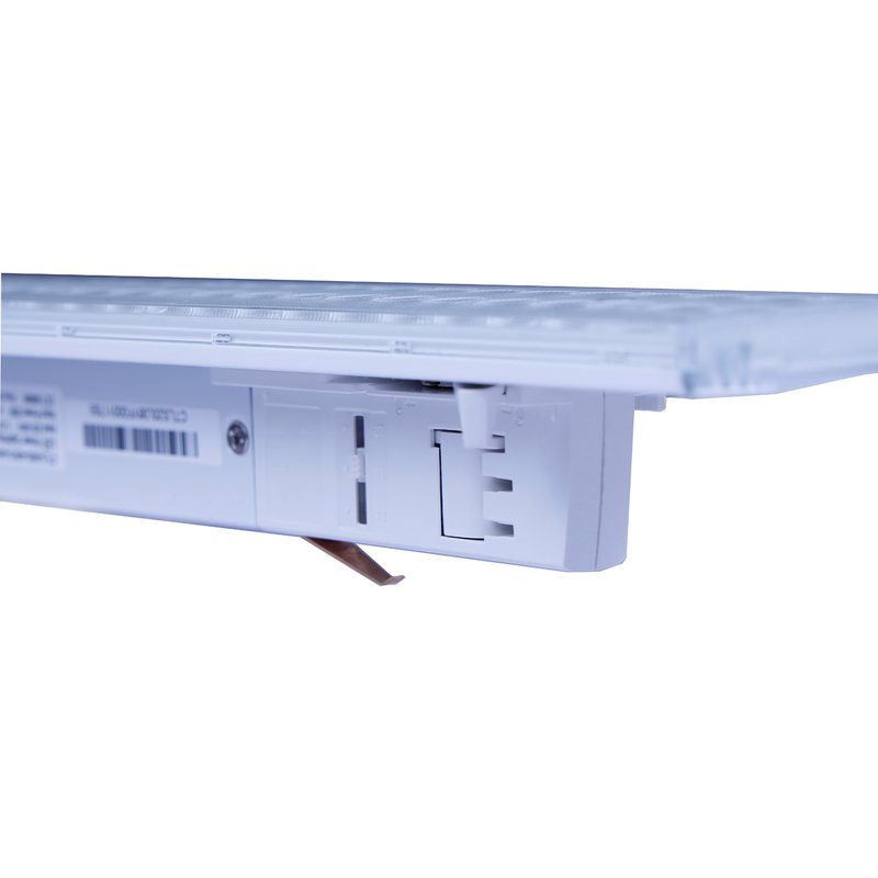 2 Kit Fari LED Lineari Binario Trifase 1 5M 50W 4000K 90 Gradi Bianchi con DIP Switch