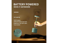 2 Lampade da Tavolo Senza Fili Ricaricabile LED 2700K Dimmerabile Luce per Ristorante Interno Esterno 5000mAh