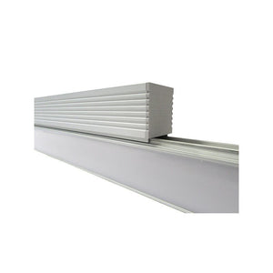 2 Metri Barra Staffa per Fissaggio Muro e Alimentatore LED per Profilo Alluminio BA2001