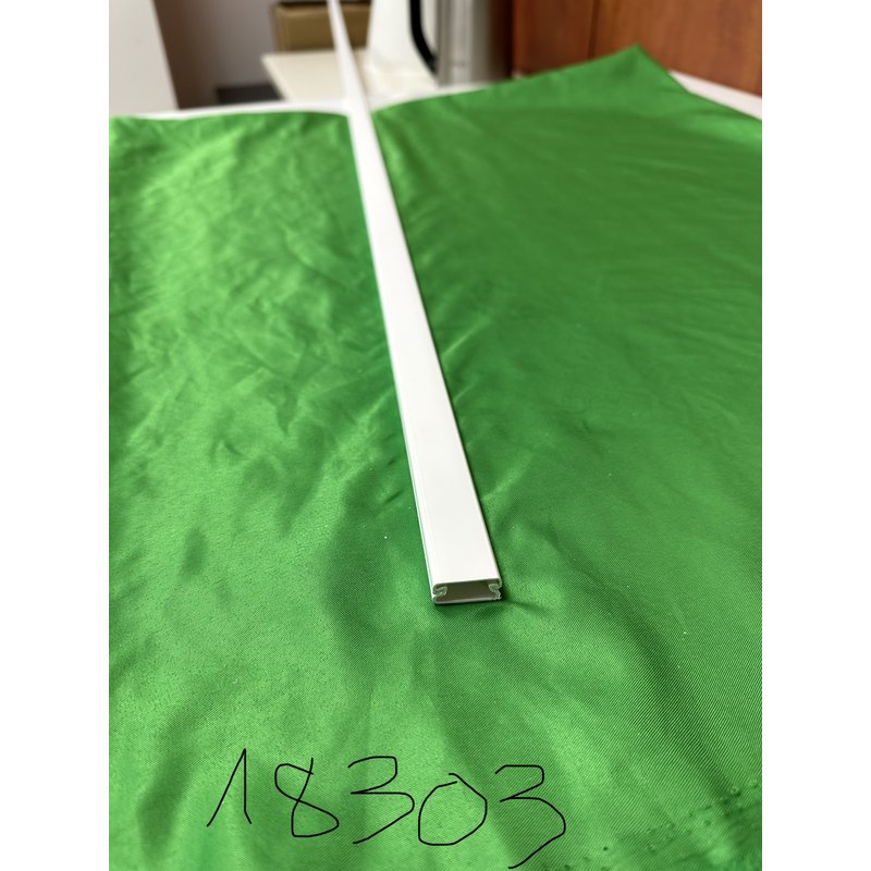 2 Metri Canaline Passacavi 1 Scomparto 22X10mm Bianco Coperchio Incluso FAEG FG18303