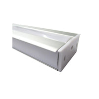 2 Metri Profilo Canalina Alluminio LED Illuminazione 3 Lati Direzioni Muro Parete