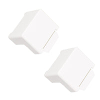 2 PZ Angolo Esterno Connettore Angolare Per Canaline Passacavi 30X10mm Made In Italy