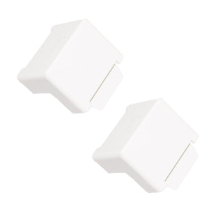 2 PZ Angolo Esterno Connettore Angolare Per Canaline Passacavi 30X10mm Made In Italy