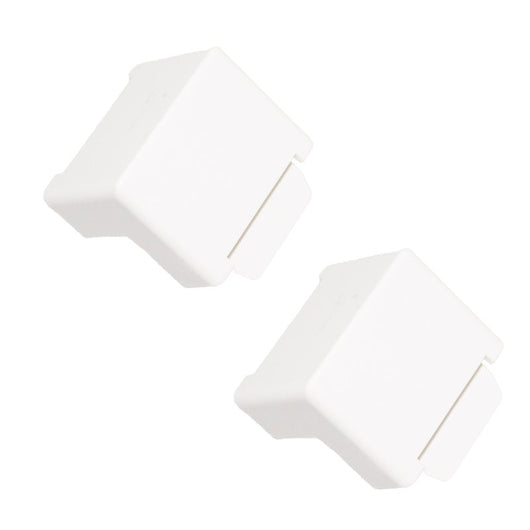 2 PZ Angolo Esterno Connettore Angolare Per Canaline Passacavi 30X10mm Made In Italy