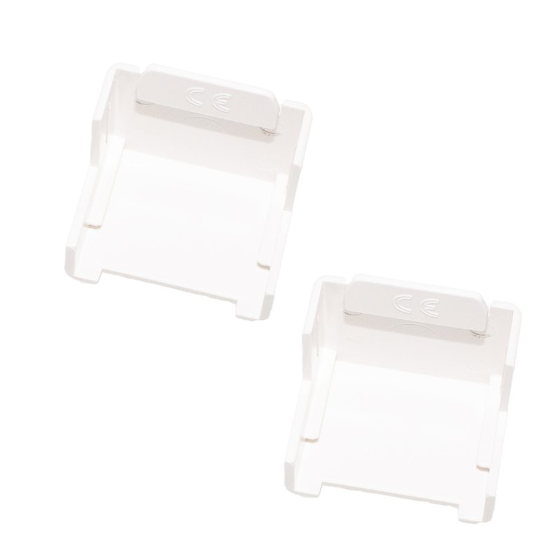 2 PZ Angolo Esterno Connettore Angolare Per Canaline Passacavi 30X10mm Made In Italy