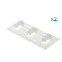 2 PZ Clip Fissaggio Lineare 3 Posizioni Passo 14x7mm per Bobina Striscia LED a Parete