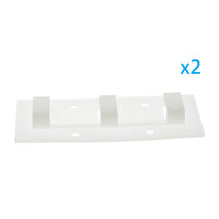 2 PZ Clip Fissaggio Lineare 3 Posizioni Passo 14x7mm per Bobina Striscia LED a Parete