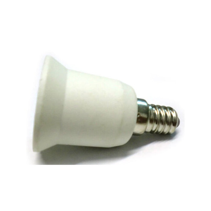 2 PZ Convertitore Adattatore Portalampada Per Lampada Attacco Da E14 A E27