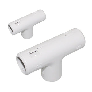 2 PZ Giunto T Ispezionabile Reversibile per Tubo Rigido 25mm IP40