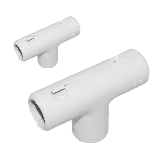 2 PZ Giunto T Ispezionabile Reversibile per Tubo Rigido 25mm IP40