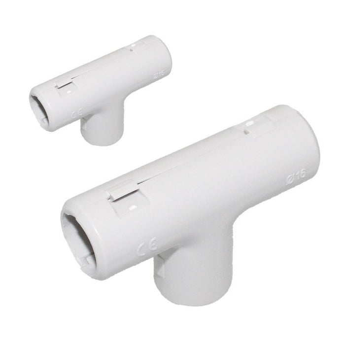 2 PZ Giunto T Ispezionabile Reversibile per Tubo Rigido 25mm IP40