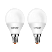 2 PZ Lampada A Led, Lampadina E14 P45 6W Bianco Freddo 6500K 570 Lumen
