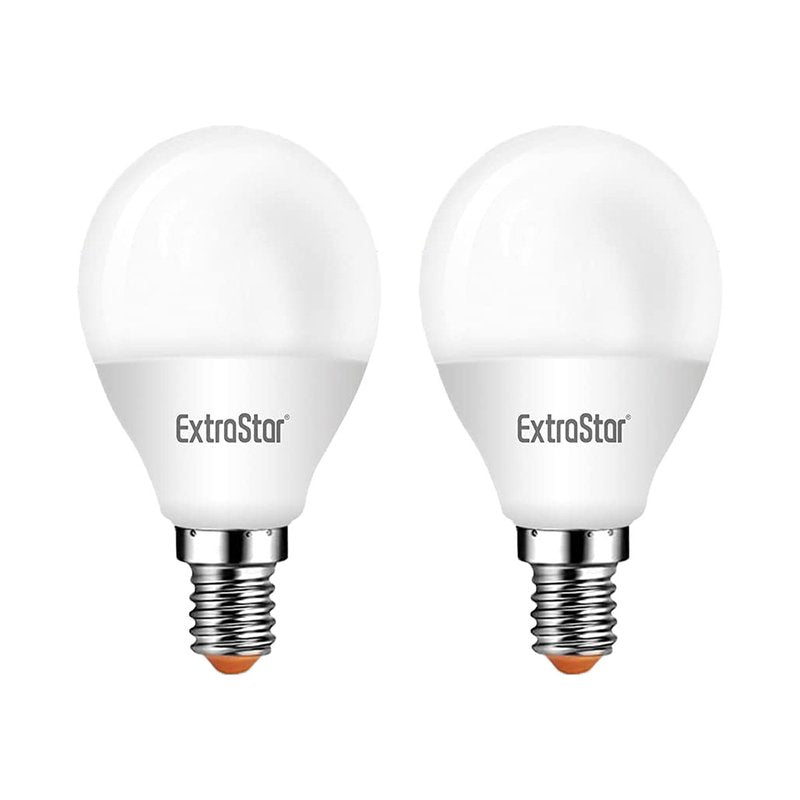 2 PZ Lampada A Led, Lampadina E14 P45 6W Bianco Freddo 6500K 570 Lumen
