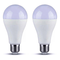2 PZ Lampada A Led, Lampadina E27 A60 15W 1500LM Bianco Caldo 3000K
