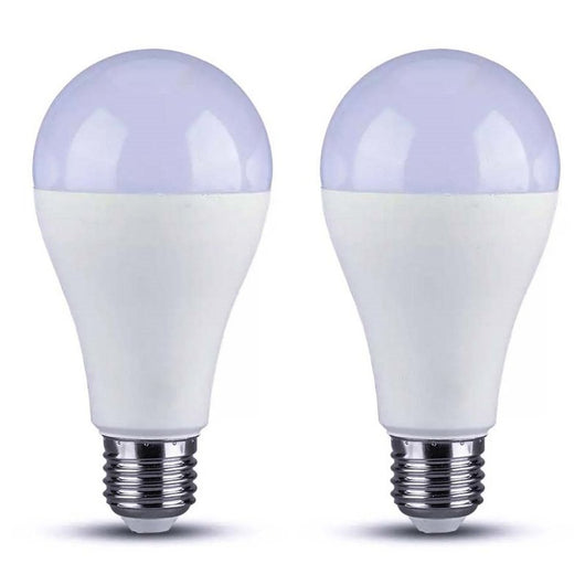 2 PZ Lampada A Led, Lampadina E27 A65 18W 2000LM Bianco Caldo 3000K