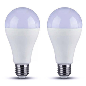 2 PZ Lampada A Led, Lampadina E27 A65 18W 2000LM Bianco Freddo 6500K