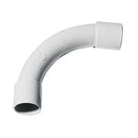 2 PZ Raccordi Tubo a Tubo Curvi Semplici 90° per Tubo Rigido 16mm IP40