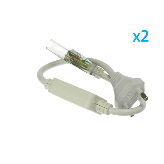 2 PZ Spine Alimentatore Trasformatore 2 Pin Passo 13,5mm per Bobina Striscia LED 220V 500W