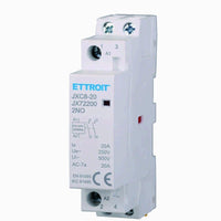 2 Pezzi Contattore AC 2P 20A 2NO 250V Occupa 1 Modulo DIN