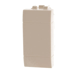 2 Pezzi Copritasti Copriforo Falso Polo MBL Bianco 1M Compatibile Bticino Living Light BLB0100