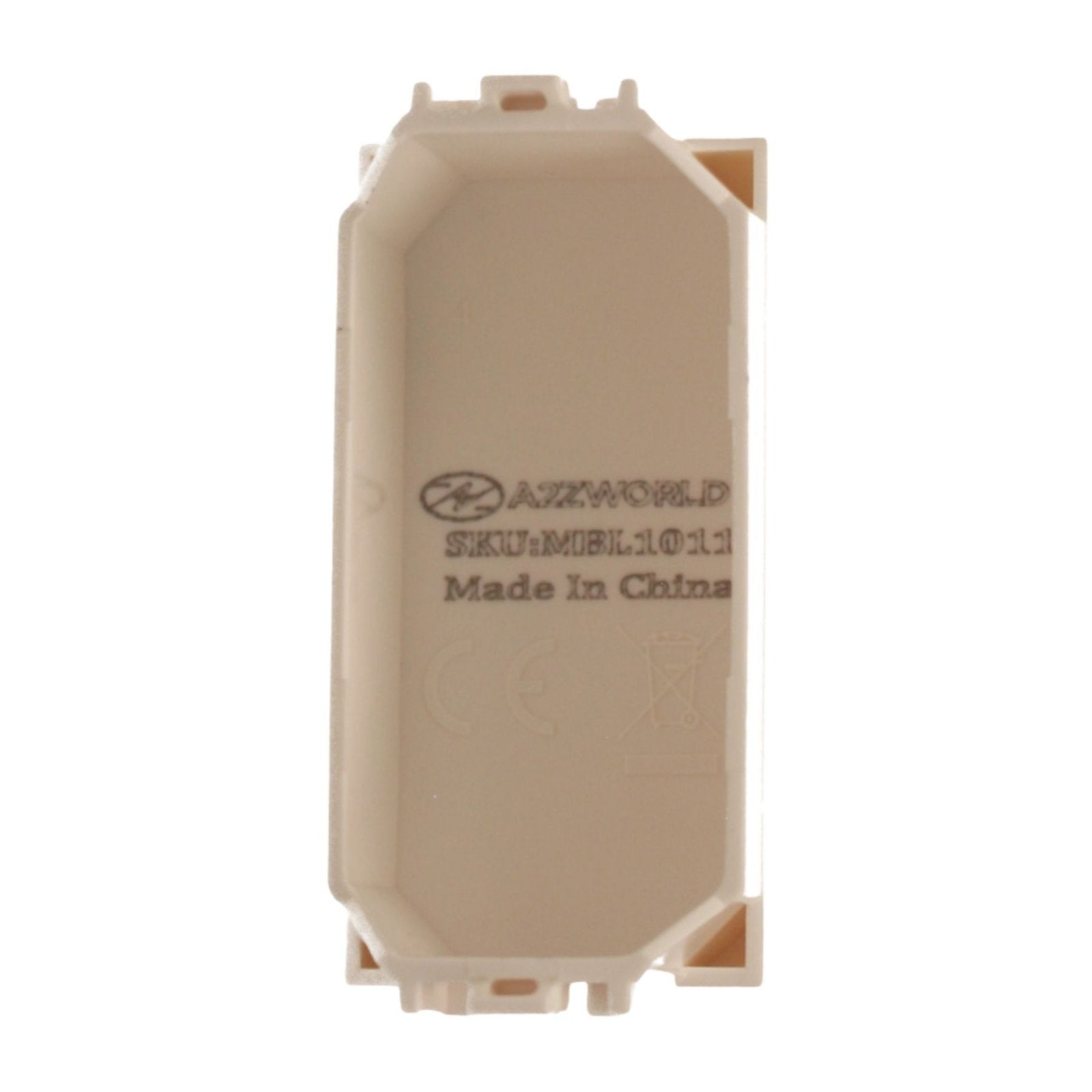 2 Pezzi Copritasti Copriforo Falso Polo MBL Bianco 1M Compatibile Bticino Living Light BLB0100