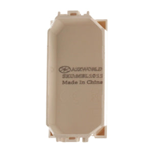 2 Pezzi Copritasti Copriforo Falso Polo MBL Bianco 1M Compatibile Bticino Living Light BLB0100