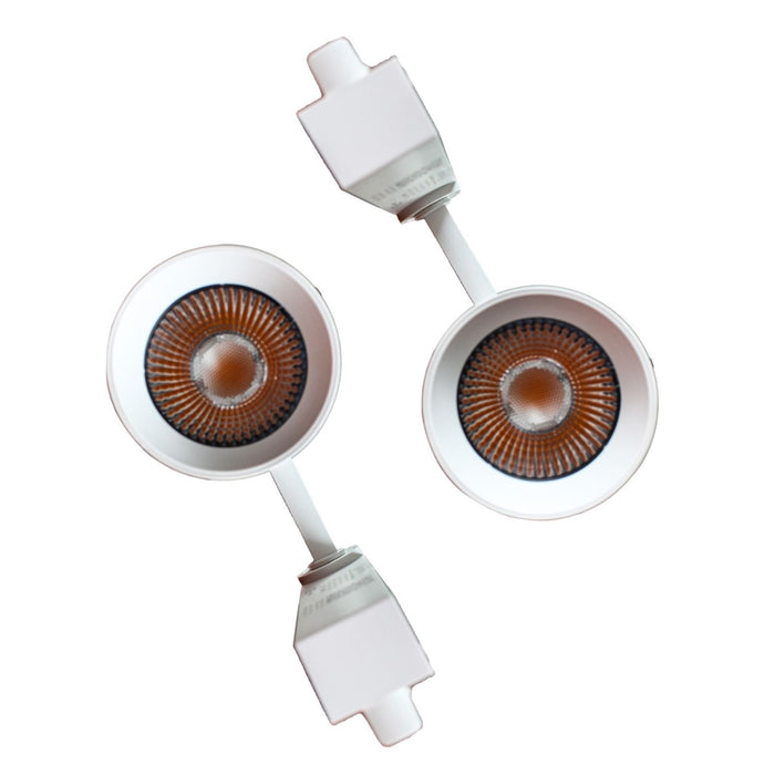 2 Pezzi Faro Bianco Mono Fase 30W 3000K