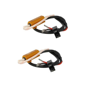 2x Filtro Portalampada LED H7 Canbus No Errore 50W 5 Ohm Anti Sfarfallio Auto