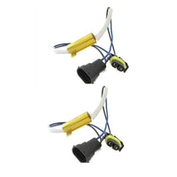 2x Filtro Portalampada LED H8 H11 Canbus No Errore 50W 5 Ohm Anti Sfarfallio Auto