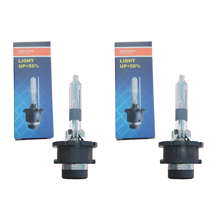 2 Pezzi Lampada HID Xenon D4R 6000K 42V 35W 3400 Lumen Ricambio Fari Compatibile