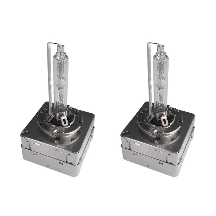 2 Pezzi Lampada Hid Xenon D3S 6000K 42V 35W 3600 Lumen Base Metallo