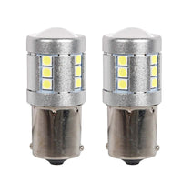 2 Pezzi Lampada LED BAU15S PY21W 21 SMD 3030 12V 24V Canbus Bianco Freddo 3.5W