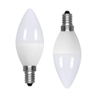 2 Pezzi Lampadina LED, Lampadina E14 C37 9W 860LM Bianco Caldo 3000K D37X106mm