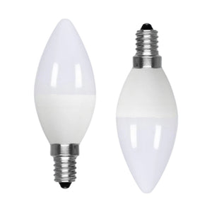 2 Pezzi Lampadina LED, Lampadina E14 C37 9W 860LM Bianco Caldo 3000K D37X106mm