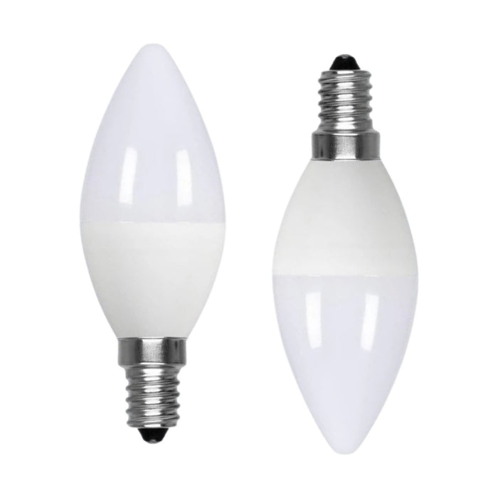2 Pezzi Lampadina LED, Lampadina E14 C37 9W 860LM Bianco Neutro 4200K D37X106mm