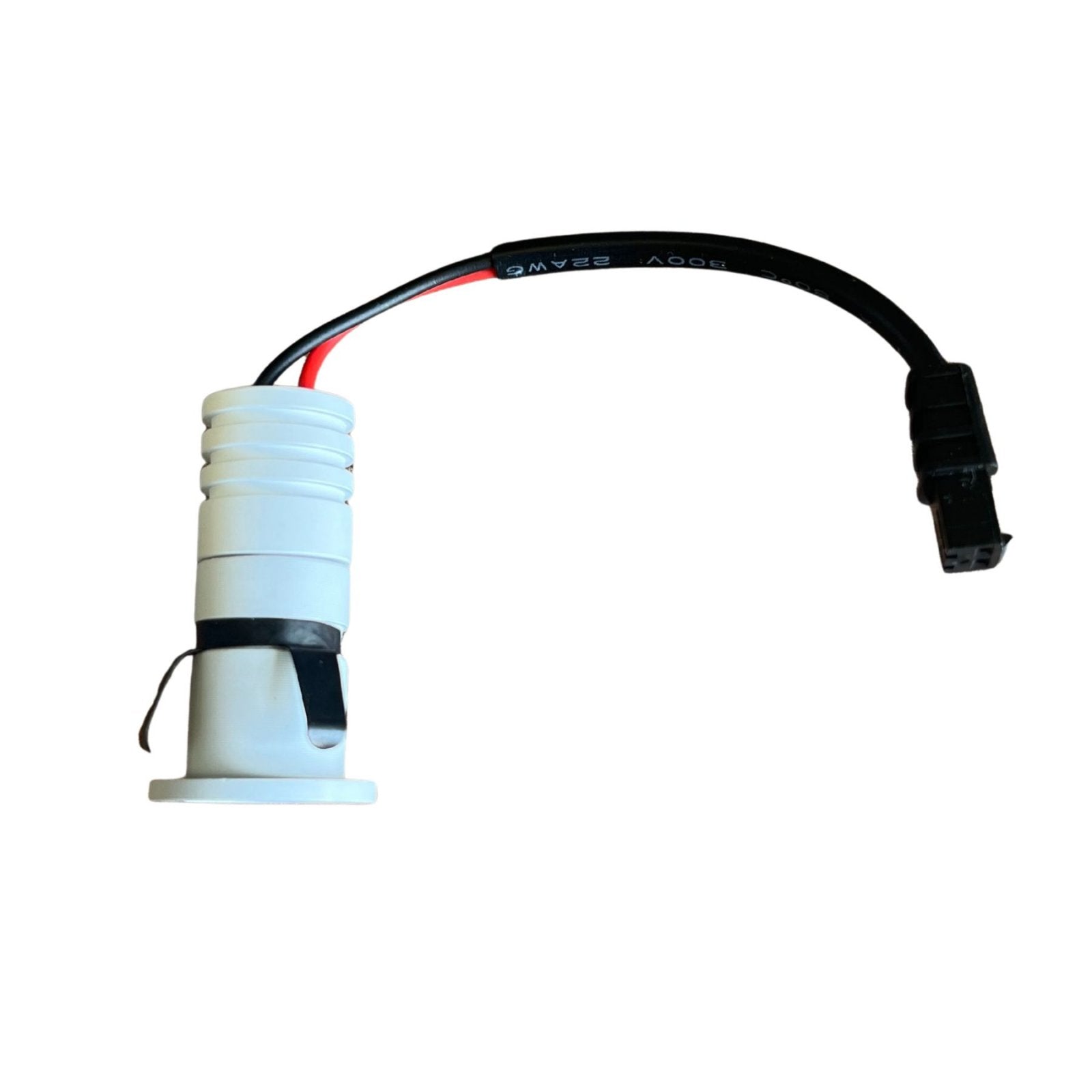 2 Pezzi Mini Faretto Led Da Incasso Rotondo, Carcassa Bianca 3000K, 1W 80LM 220V, Ø22*40mm, Foro 17mm, Angolo 15° IP20
