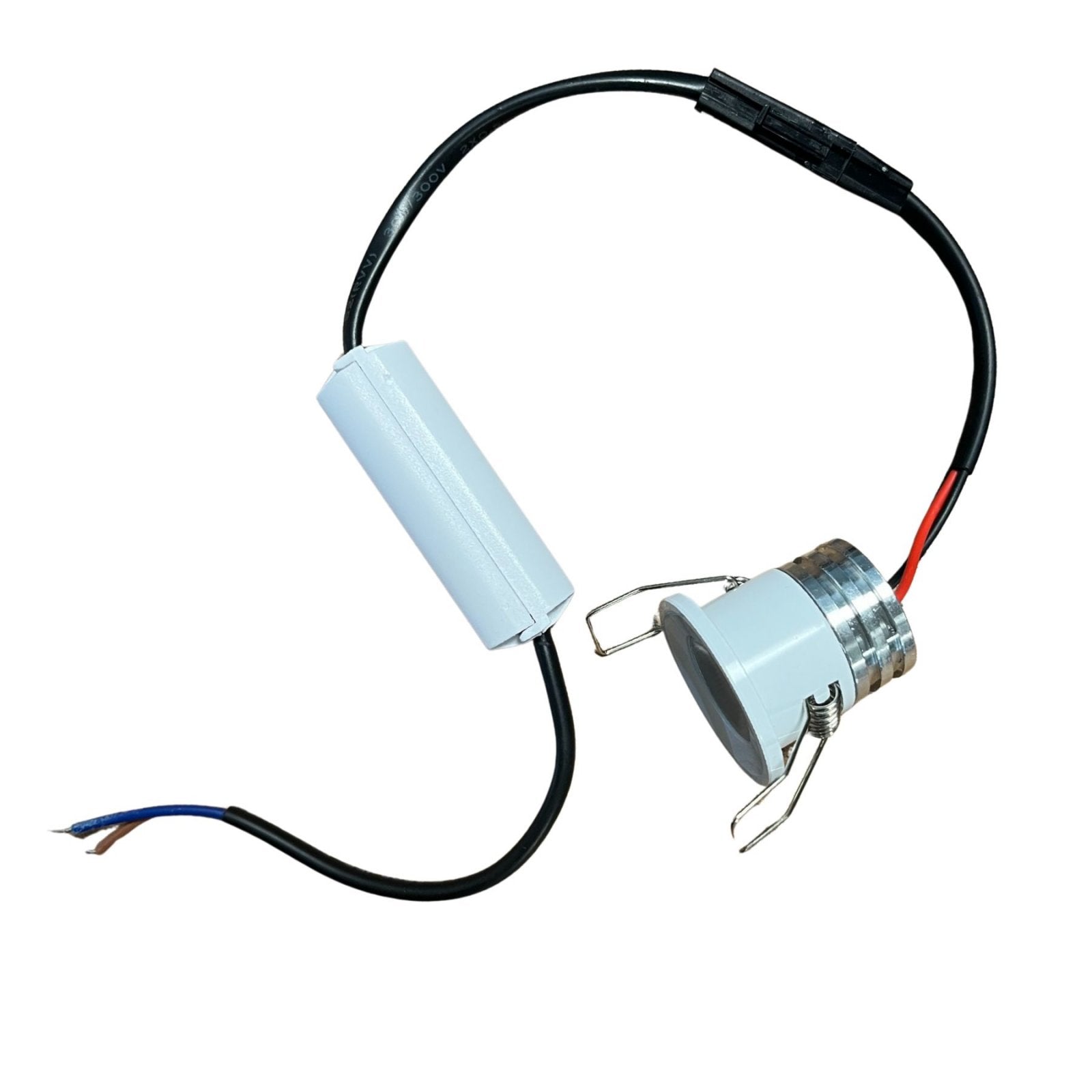 2 Pezzi Mini Faretto Led Da Incasso Rotondo, Carcassa Bianca 6000K, 2.5W 220LM 220V, Ø32*29mm, Foro 27mm, Angolo 15° IP20