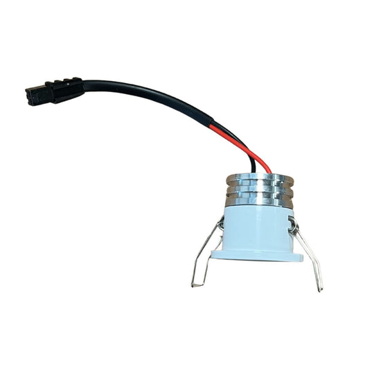 2 Pezzi Mini Faretto Led Da Incasso Rotondo, Carcassa Bianca 6000K, 2.5W 220LM 220V, Ø32*29mm, Foro 27mm, Angolo 15° IP20